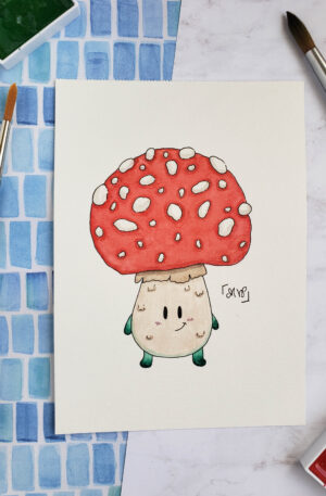Amanita Mushroom Boi