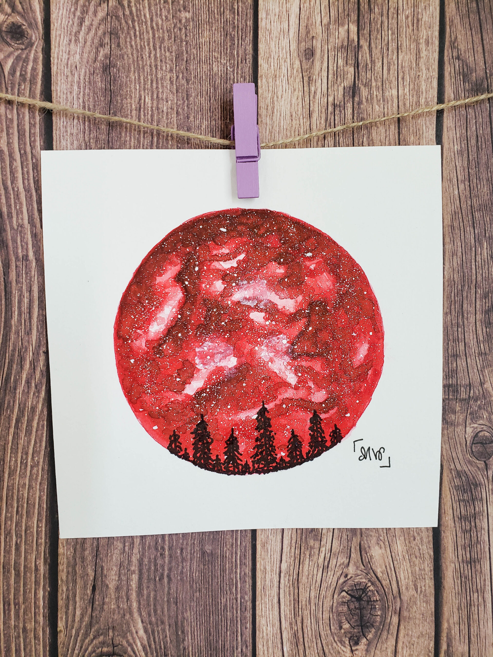 Red Circle Galaxy | Night Sky - Image 3